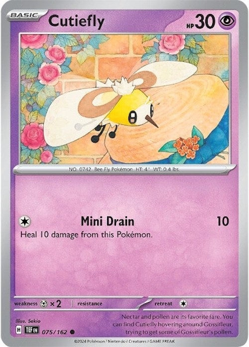 Image for Cutiefly (075/162) (SV05: Temporal Forces) (TEF) - Pokemon