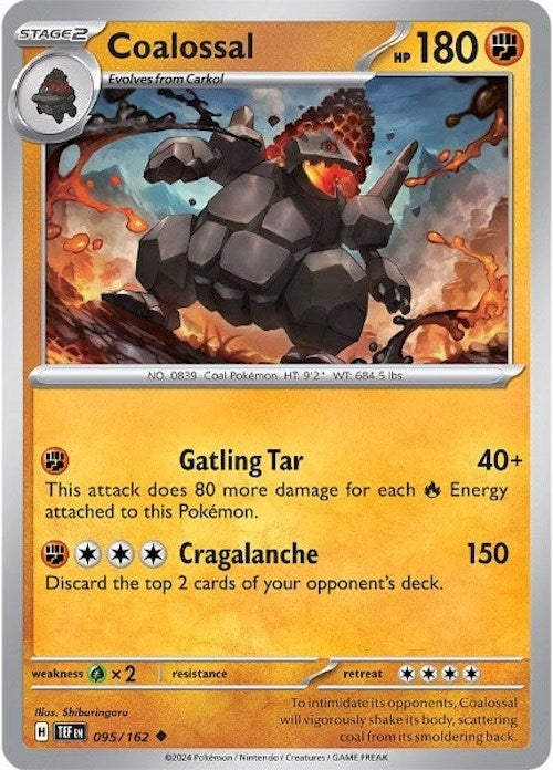 Image for Coalossal (095/162) (SV05: Temporal Forces) (TEF) - Pokemon