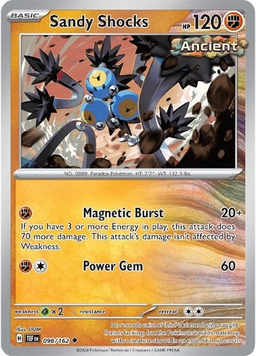 Image for Sandy Shocks (098/162) (SV05: Temporal Forces) (TEF) - Pokemon