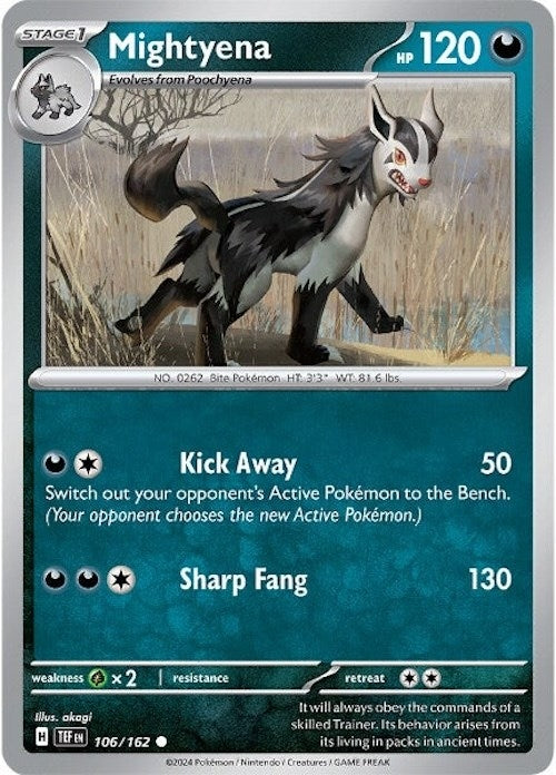 Image for Mightyena (106/162) (SV05: Temporal Forces) (TEF) - Pokemon
