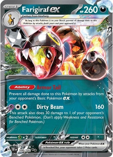Image for Farigiraf ex (108/162) (SV05: Temporal Forces) (TEF) - Pokemon