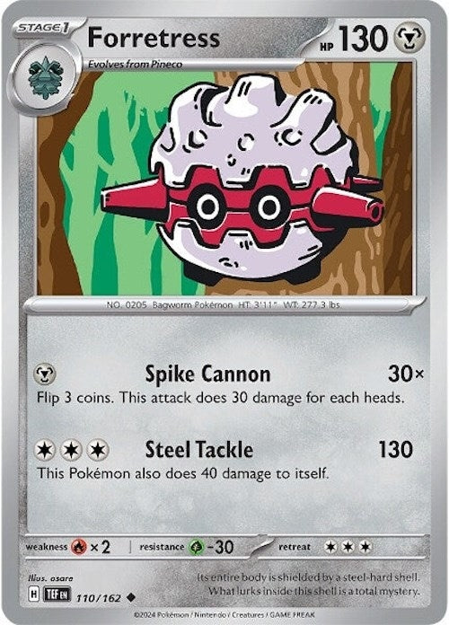Image for Forretress (110/162) (SV05: Temporal Forces) (TEF) - Pokemon