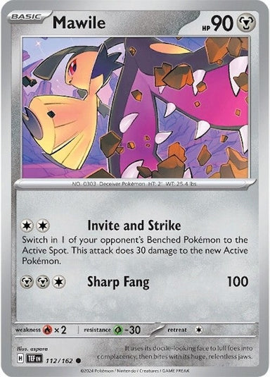 Image for Mawile (112/162) (SV05: Temporal Forces) (TEF) - Pokemon