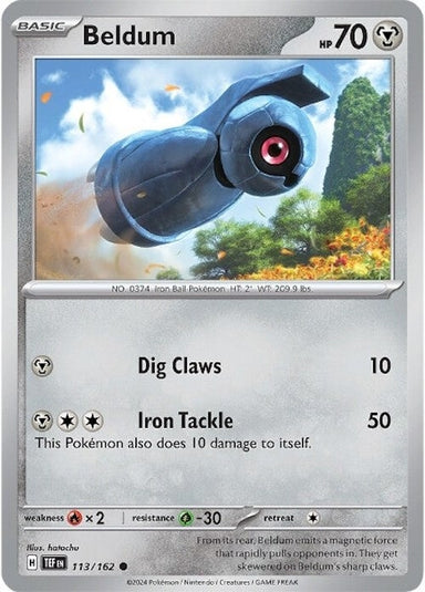 Image for Beldum (113/162) (SV05: Temporal Forces) (TEF) - Pokemon