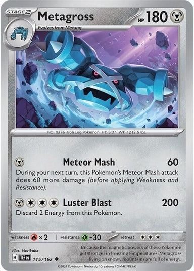 Image for Metagross (115/162) (TEF) - Pokemon