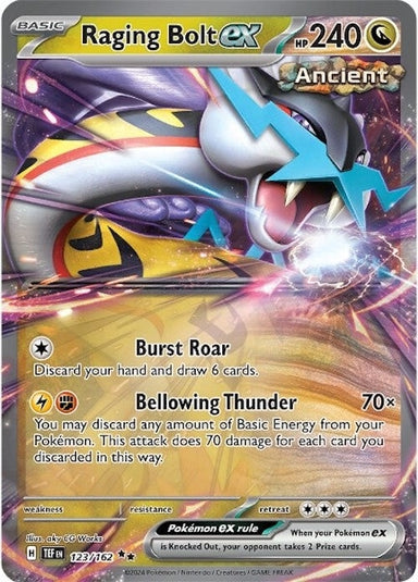 Image for Raging Bolt ex (123/162) (TEF) - Pokemon