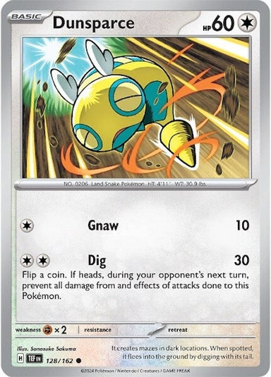 Image for Dunsparce (128/162) (SV05: Temporal Forces) (TEF) - Pokemon
