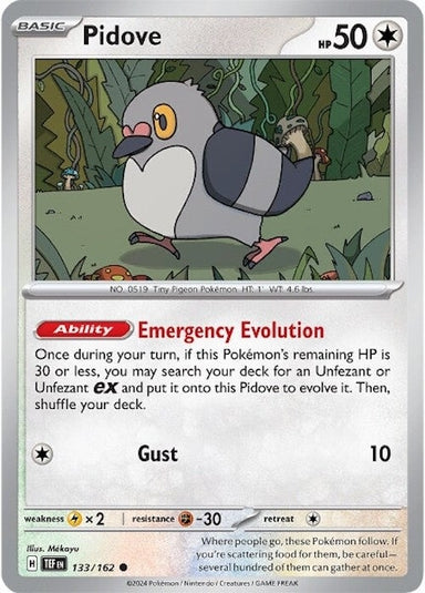Image for Pidove (133/162) (SV05: Temporal Forces) (TEF) - Pokemon