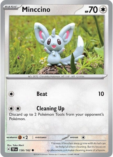 Image for Minccino (136/162) (SV05: Temporal Forces) (TEF) - Pokemon