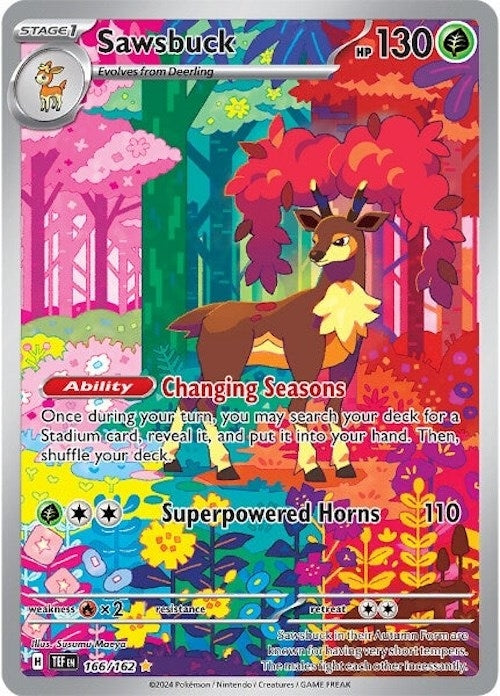 Sawsbuck (166/162) (SV05: Temporal Forces)