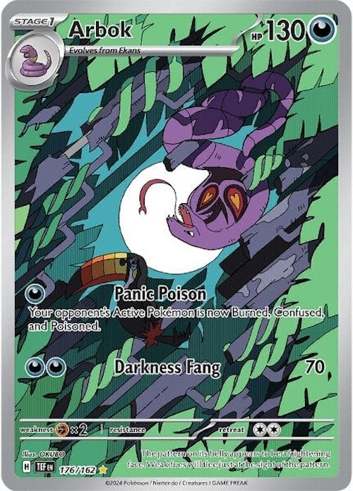 Image for Arbok (176/162) (TEF) - Pokemon