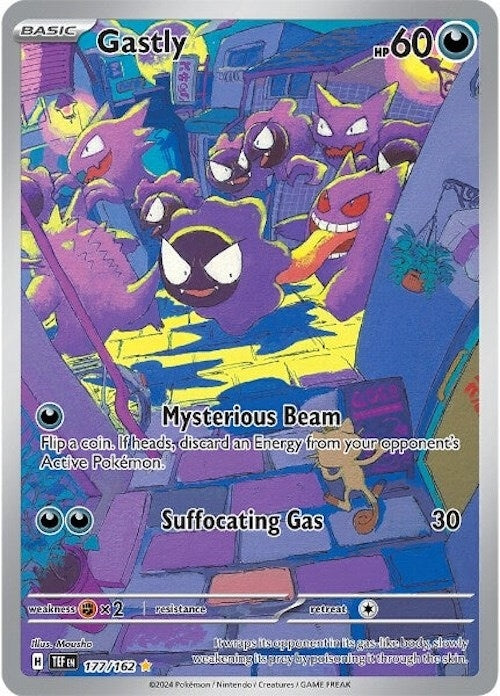 Image for Gastly (177/162) (TEF) - Pokemon