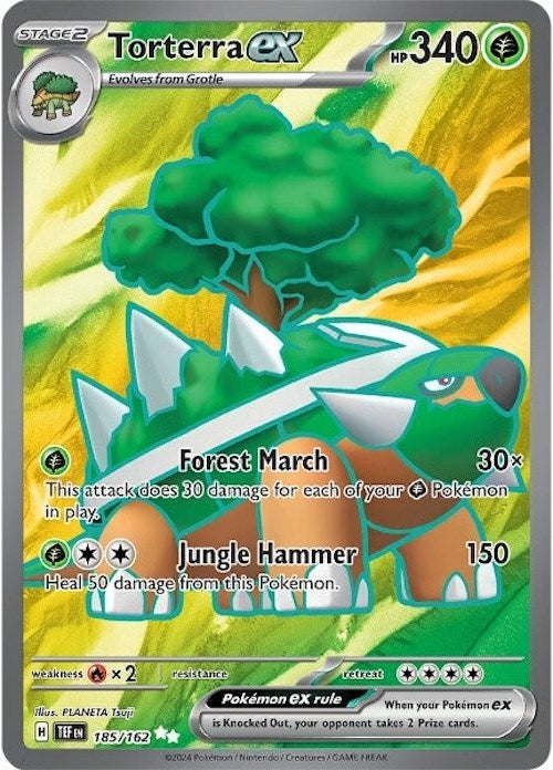 Image for Torterra ex (185/162) (SV05: Temporal Forces) (TEF) - Pokemon