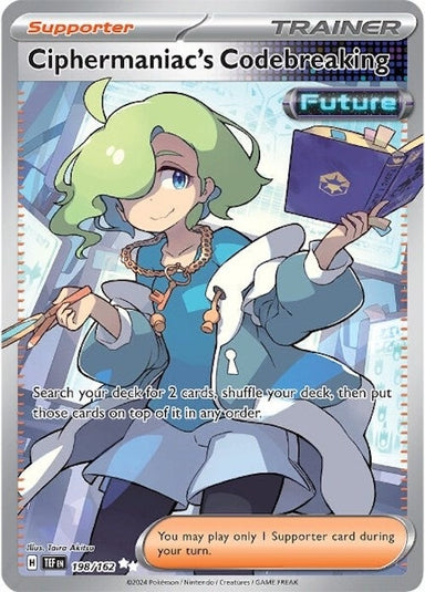 Image for Ciphermaniac's Codebreaking (198/162) (SV05: Temporal Forces) (TEF) - Pokemon