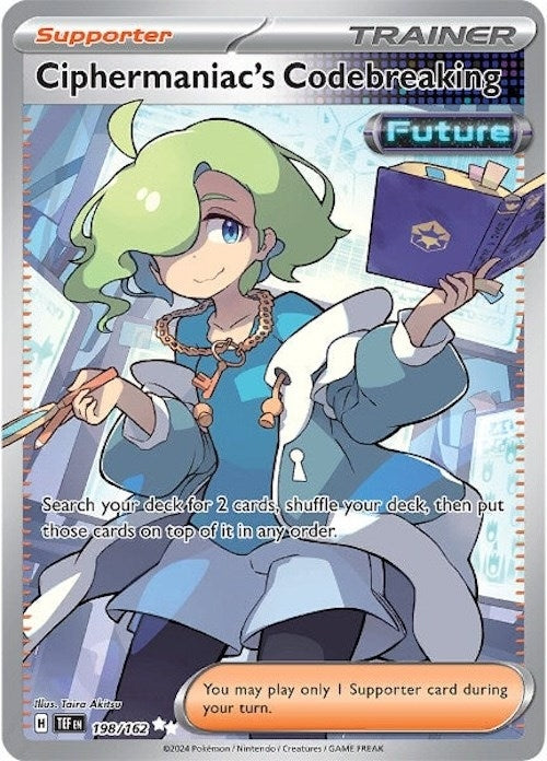 Image for Ciphermaniac's Codebreaking (198/162) (SV05: Temporal Forces) (TEF) - Pokemon