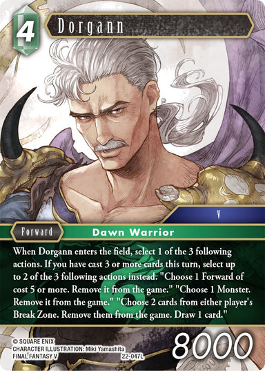Image for Dorgann (22-047L) (22) - Final Fantasy TCG