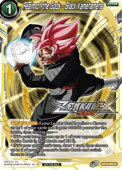 BT16-092  - Realm of the Gods - Black Kamehameha (Event Pack 14)