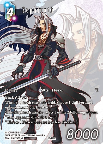 Image for Sephiroth (Full Art Reprint) (18-116L) (22) - Final Fantasy TCG
