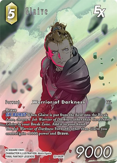 Image for Glaive EX (Full Art) (22-062R) (22) - Final Fantasy TCG