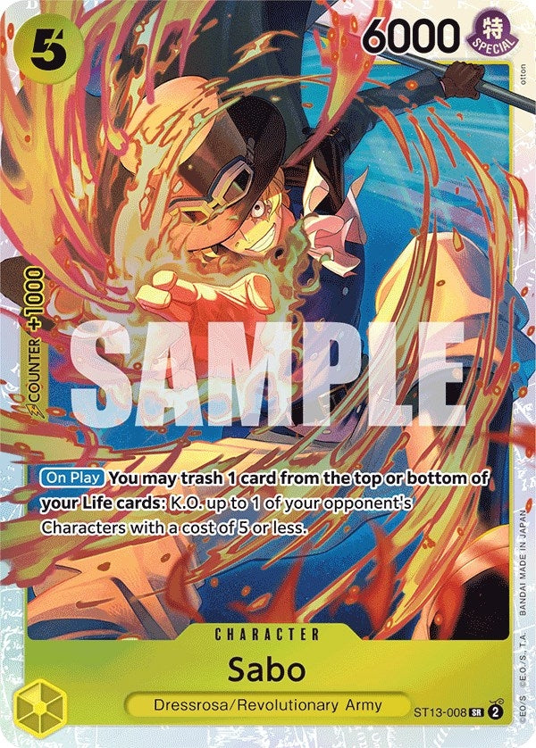 Sabo (008) (ST13-008) (Ultra Deck: The Three Brothers)