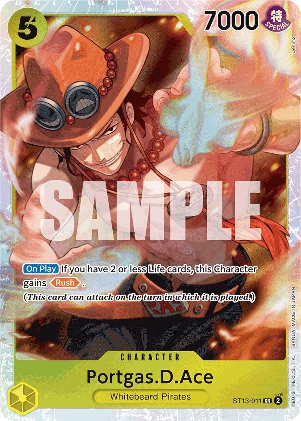 Portgas.D.Ace (011) (ST13-011) (Ultra Deck: The Three Brothers)
