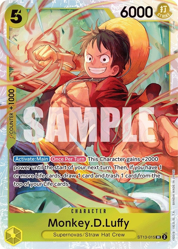 Monkey.D.Luffy (015) (ST13-015) (Ultra Deck: The Three Brothers)