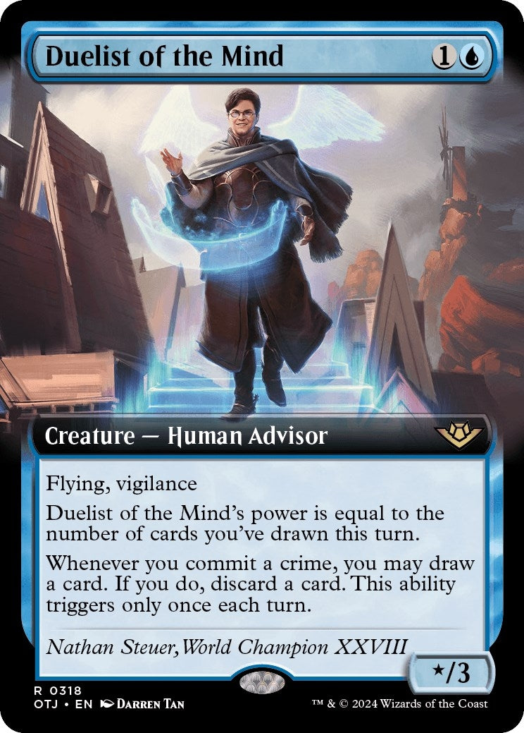 Image for Duelist of the Mind (Extended Art) (318) (Outlaws of Thunder Junction) - Magic: The Gathering