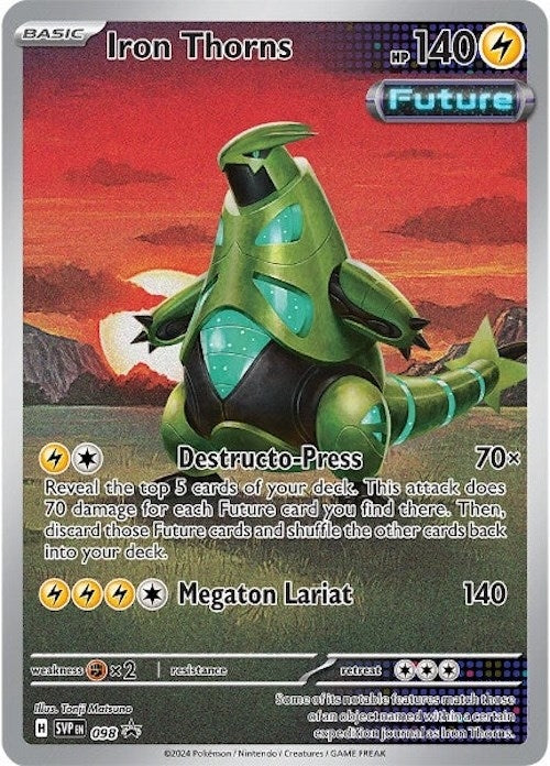 Image for Iron Thorns - 098 (098) (SV: Scarlet & Violet Promo Cards) - Pokemon