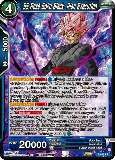 P-595  - SS Rose Goku Black, Plan Execution (Deluxe Pack 2024 Vol.1)