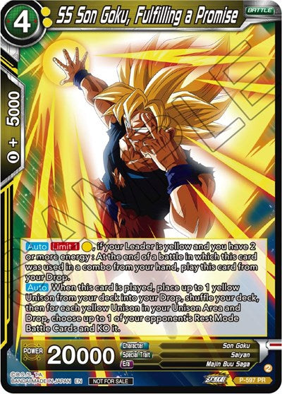 P-597  - SS Son Goku, Fulfilling a Promise (Deluxe Pack 2024 Vol.1)