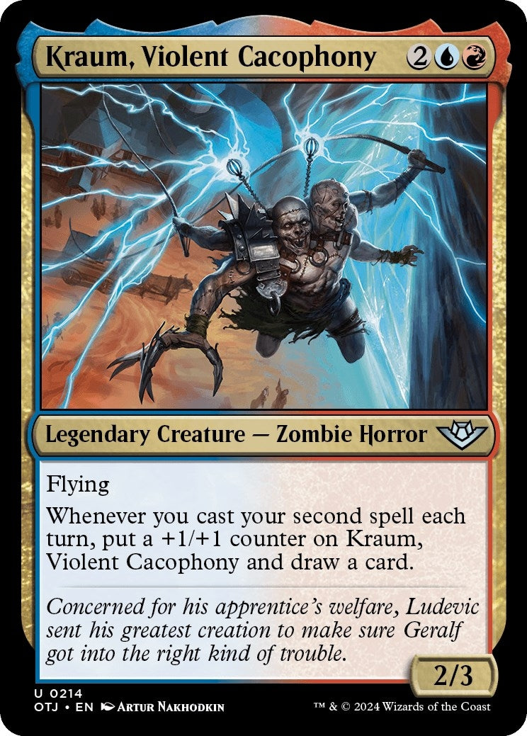 Image for Kraum, Violent Cacophony (214) (Outlaws of Thunder Junction) - Magic: The Gathering