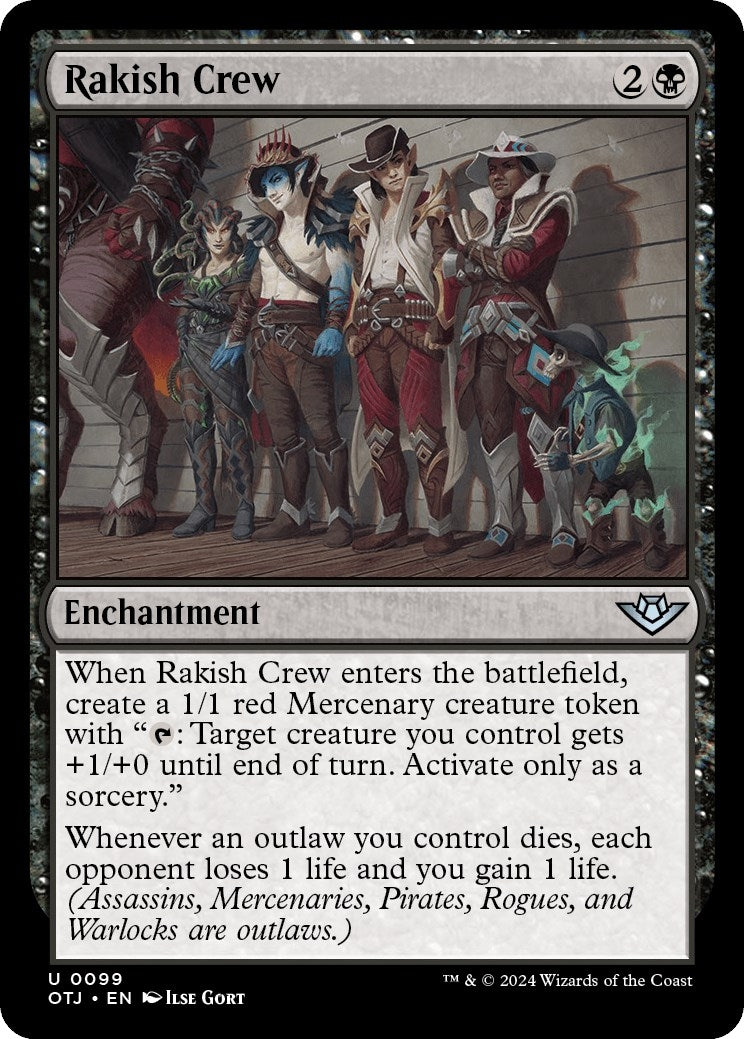 Image for Rakish Crew (99) (Outlaws of Thunder Junction) - Magic: The Gathering