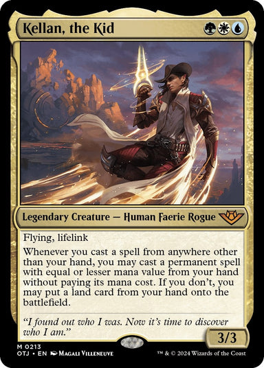 Image for Kellan, the Kid (213) (Outlaws of Thunder Junction) - Magic: The Gathering