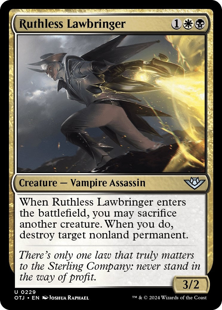 Image for Ruthless Lawbringer (229) (Outlaws of Thunder Junction) - Magic: The Gathering