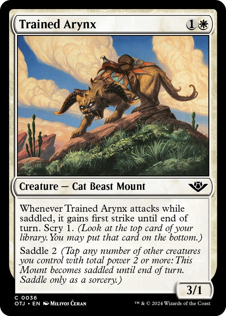 Image for Trained Arynx (36) (Outlaws of Thunder Junction) - Magic: The Gathering