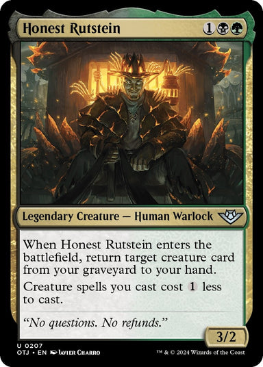 Image for Honest Rutstein (207) (Outlaws of Thunder Junction) - Magic: The Gathering