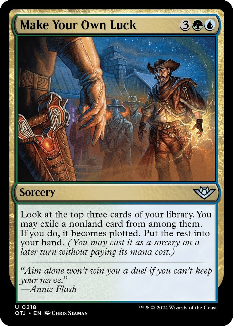 Image for Make Your Own Luck (218) (Outlaws of Thunder Junction) - Magic: The Gathering