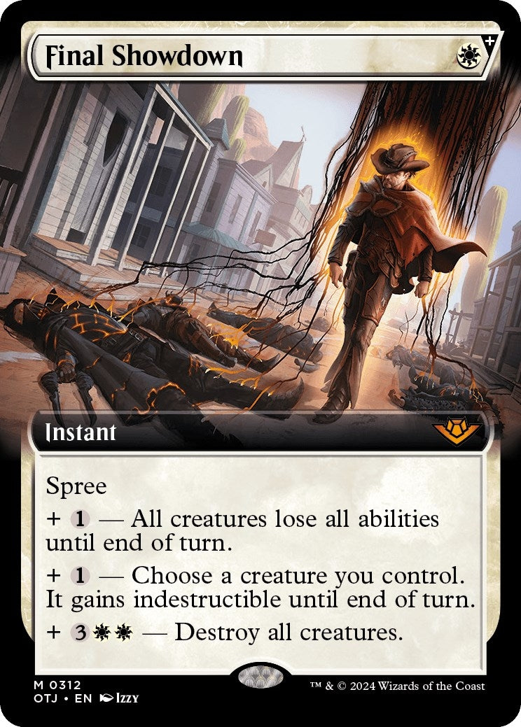 Image for Final Showdown (Extended Art) (312) (Outlaws of Thunder Junction) - Magic: The Gathering