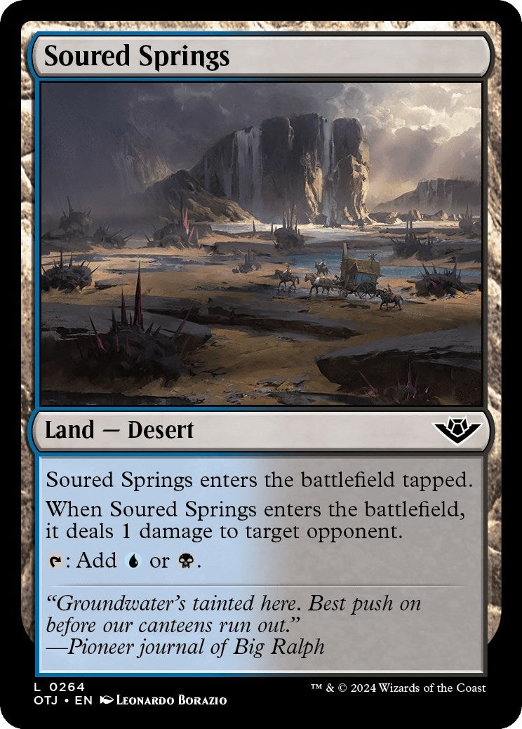 Image for Soured Springs (264) (Outlaws of Thunder Junction) - Magic: The Gathering