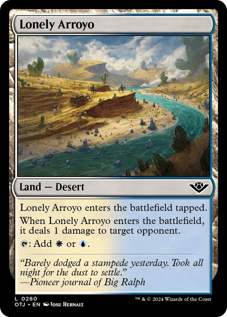 Image for Lonely Arroyo (260) (Outlaws of Thunder Junction) - Magic: The Gathering