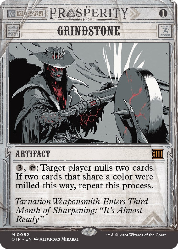 Image for Grindstone (62) (Outlaws of Thunder Junction: Breaking News) (OTP) - Magic: The Gathering
