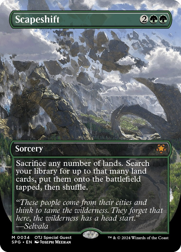 Image for Scapeshift (Borderless) (34) (Special Guests) - Magic: The Gathering