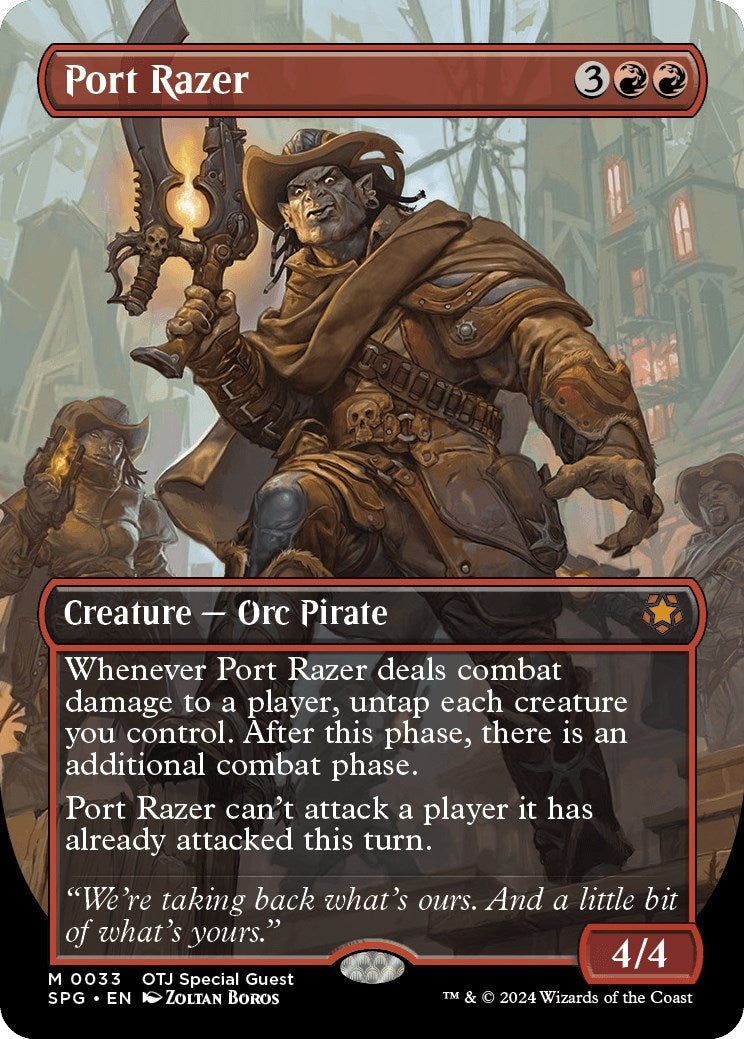 Image for Port Razer (Borderless) (33) (Special Guests) - Magic: The Gathering