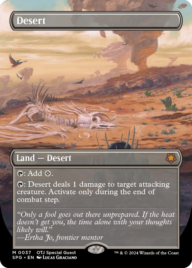 Image for Desert (Borderless) (37) (Special Guests) - Magic: The Gathering