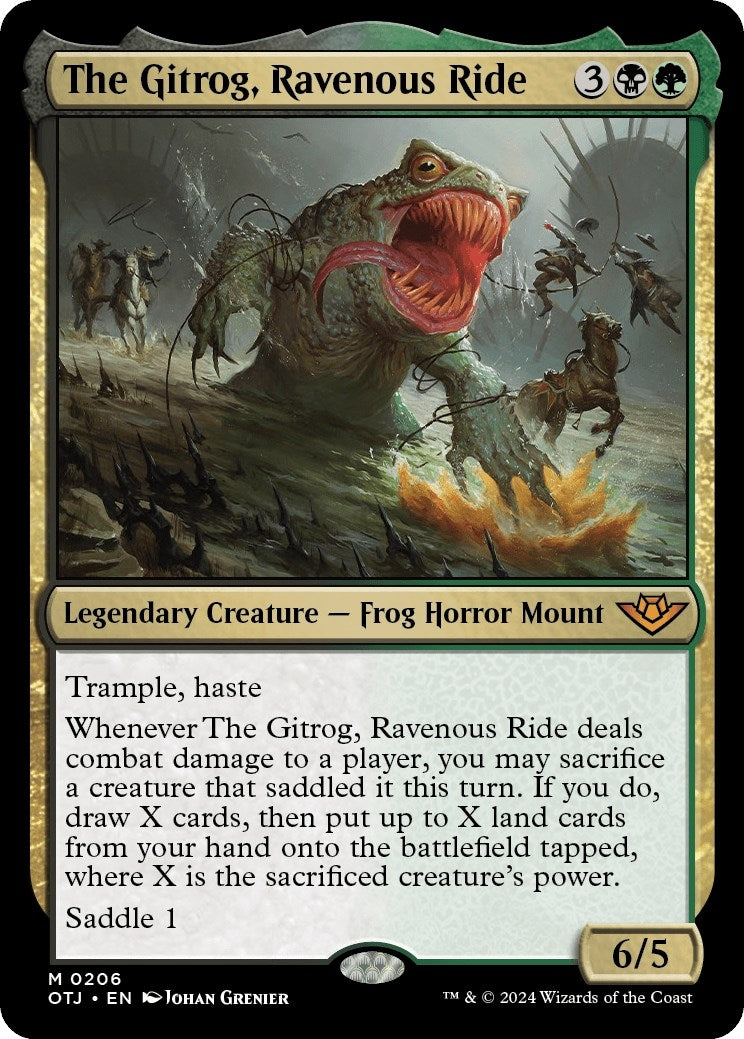 Image for The Gitrog, Ravenous Ride (206) (Outlaws of Thunder Junction) - Magic: The Gathering