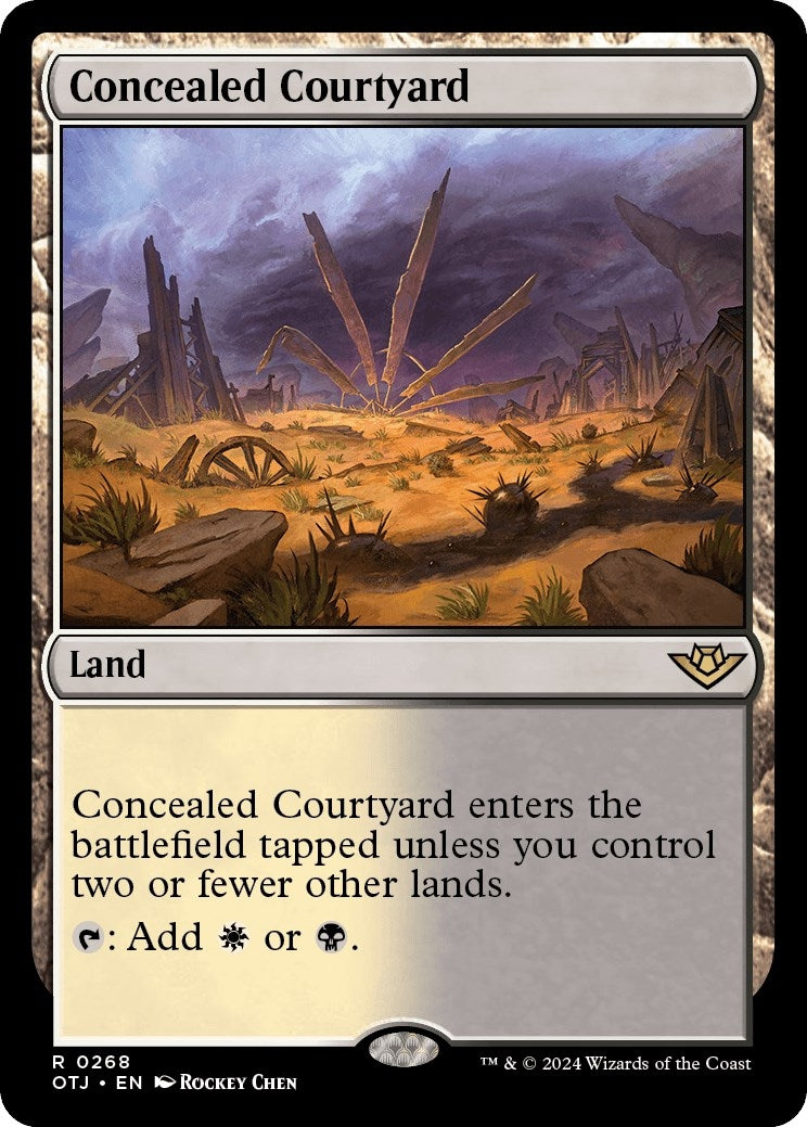 Image for Concealed Courtyard (268) (Outlaws of Thunder Junction) - Magic: The Gathering