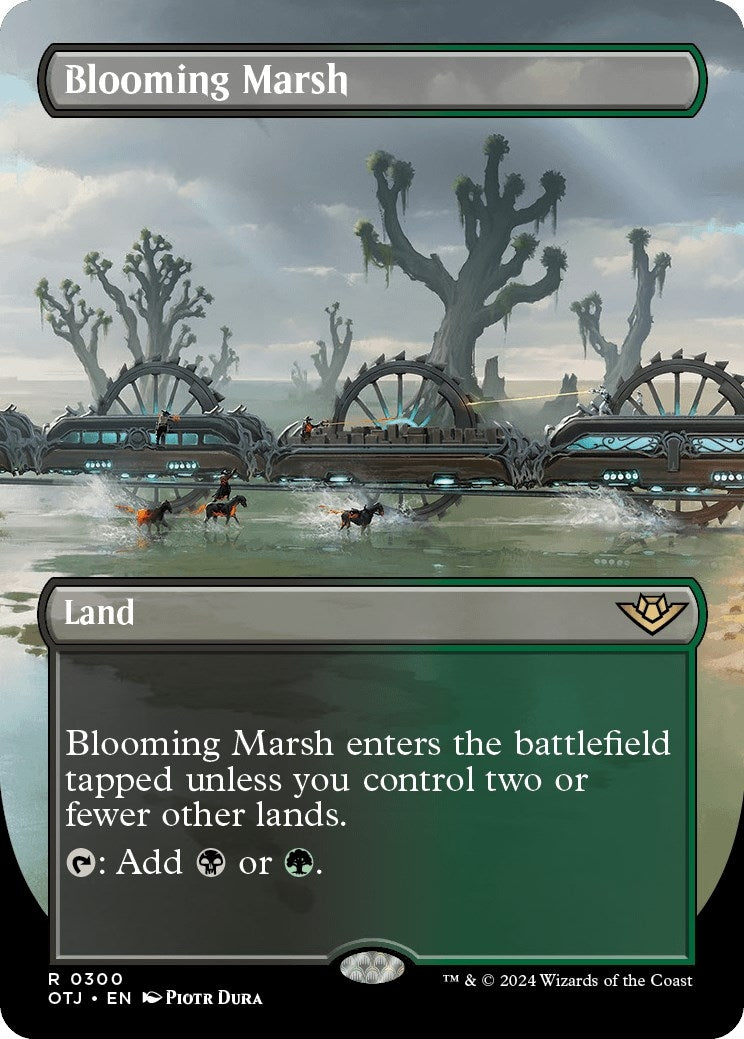 Image for Blooming Marsh (Borderless) (300) (Outlaws of Thunder Junction) - Magic: The Gathering