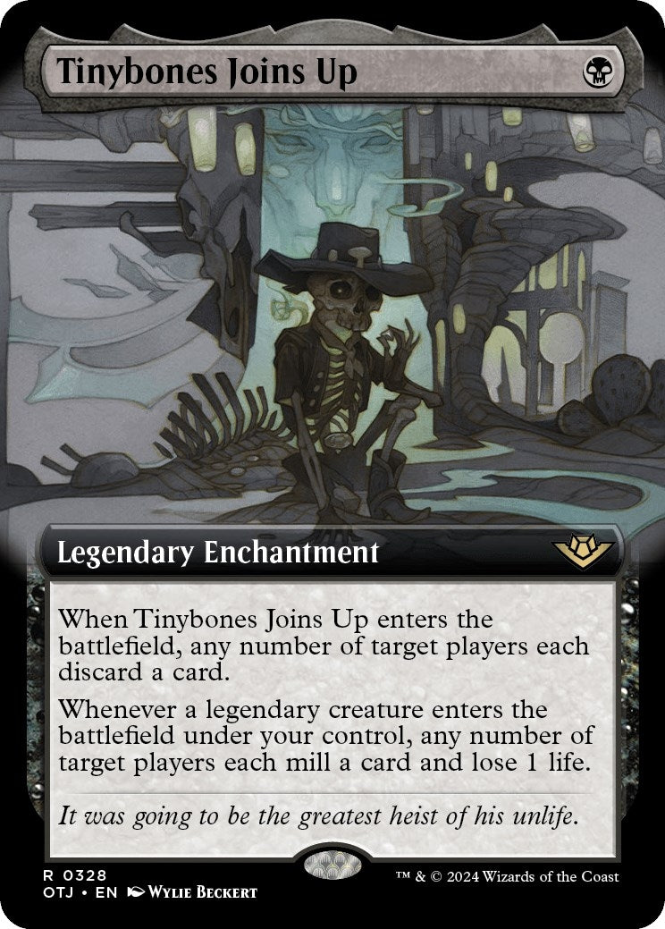 Image for Tinybones Joins Up (Extended Art) (328) (Outlaws of Thunder Junction) - Magic: The Gathering