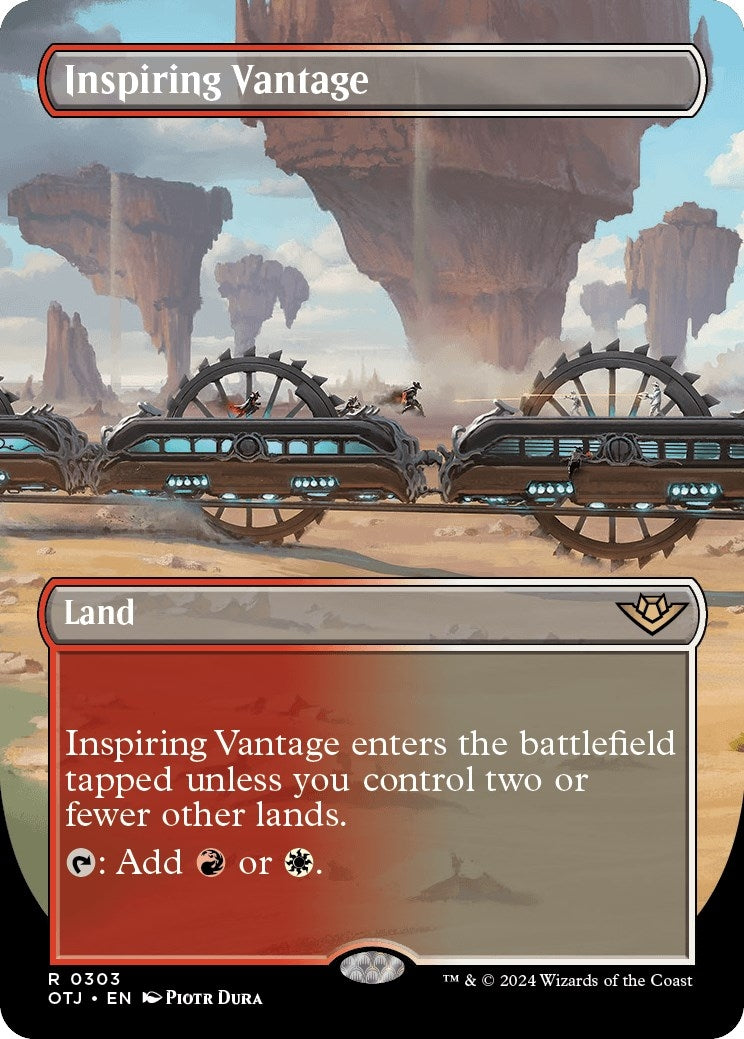 Image for Inspiring Vantage (Borderless) (303) (Outlaws of Thunder Junction) - Magic: The Gathering