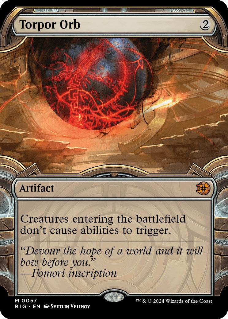 Image for Torpor Orb (Showcase) (57) (Outlaws of Thunder Junction: The Big Score) (BIG) - Magic: The Gathering